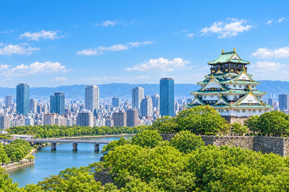 大阪城の風景
